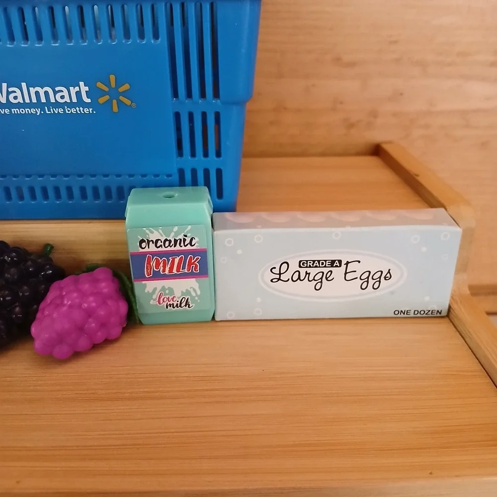 Lot My Life As Groceries Food Playset Walmart Logo for 18